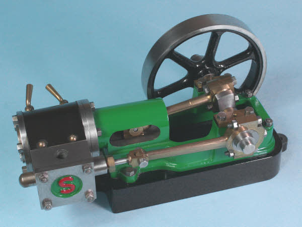 Stuart 10H horizontal steam engine.