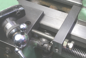Saddle Stop, lathe