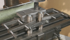 Angle Plate, machining, using a cylindrical square