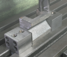 Vee Angle Plate, Machining