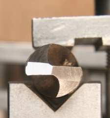 Drill Sharpening, four facet form.