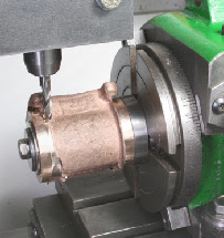 milling head for the lathe, using