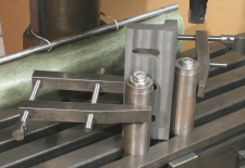 Angle Plate, machining, using a cylindrical square