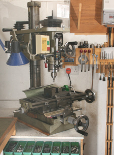 Metalworkers Workshop, Mill/Drill, milling machine