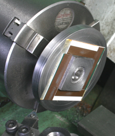 Small Solid Faceplate for use with adhesive