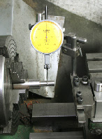 Dial Test Indicator, Four jaw chuck, positioning workpiece