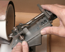 Four Facet drill sharpening jig.